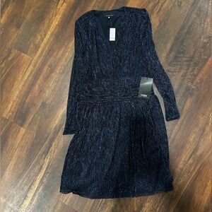 White House Black Market Navy Dress